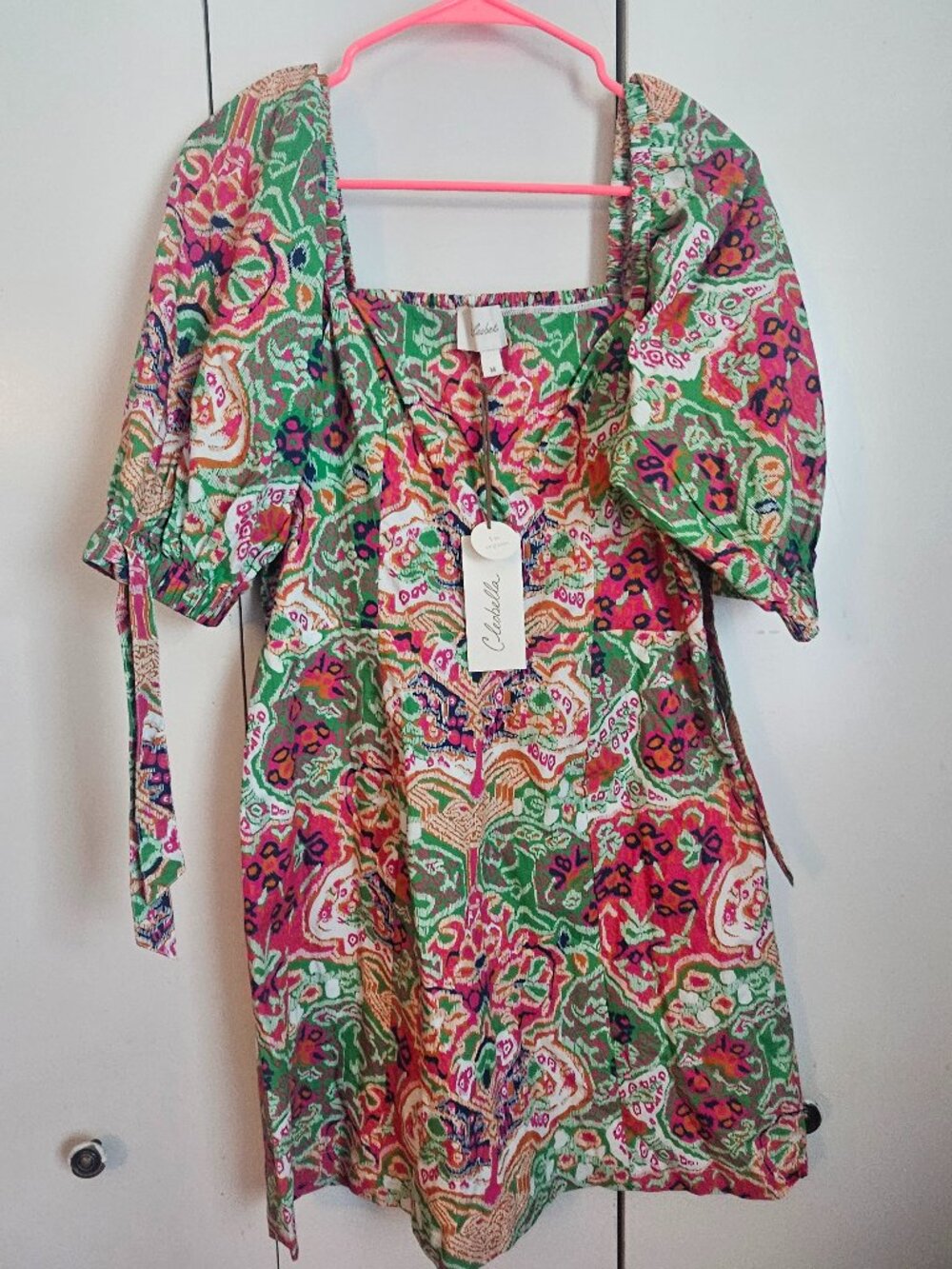 NWT Cleobella Nadine Panama Mini Dress M